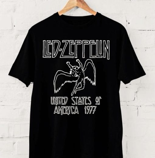 led zeppelin t-shirts vintage 1977