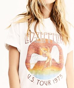 led zeppelin t-shirts vintage for women